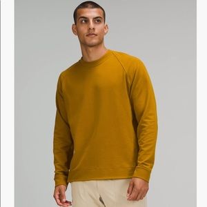 Lululemon City Sweat Crewneck Sweater, Gold Spice Mens Medium